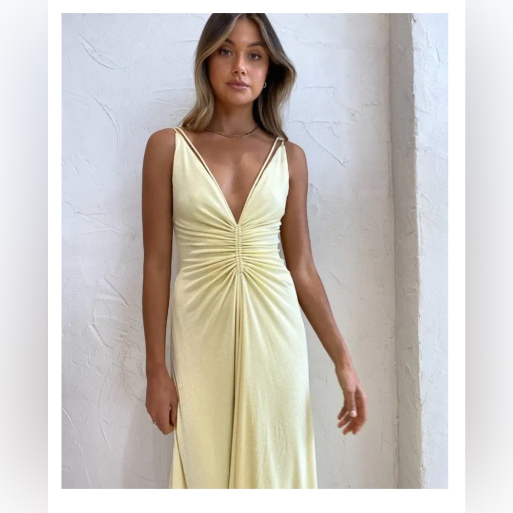 Significant Other Sassari Yellow Dress